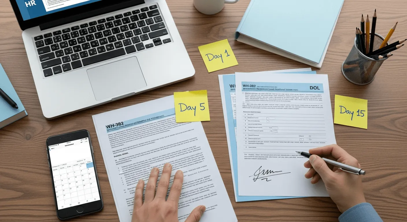 The official FMLA approval timeline required by federal law