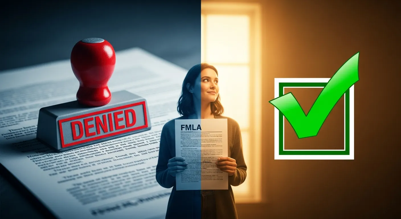 Following up in writing after an FMLA request is denied