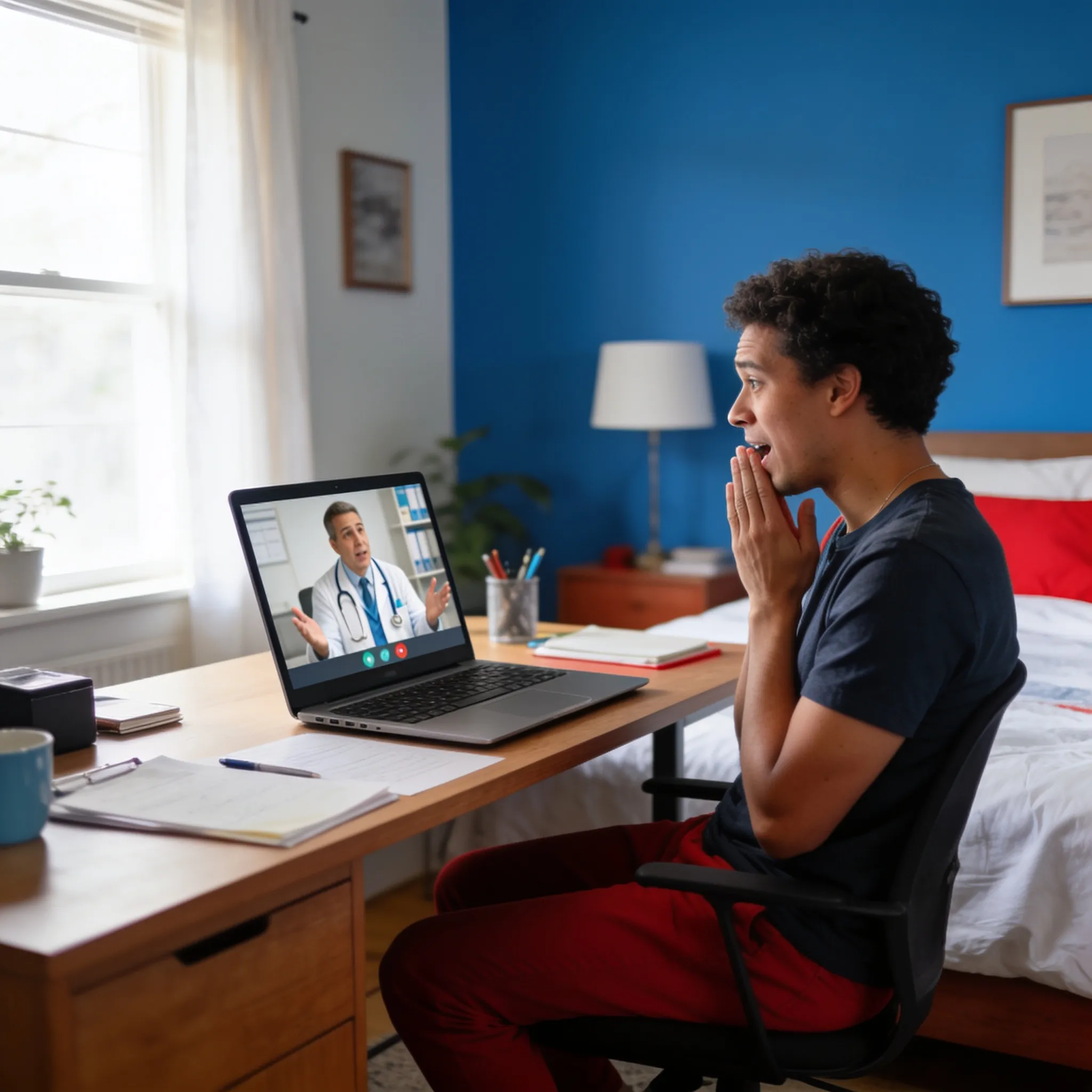 online fmla doctor concept image with professional visual design and clear composition