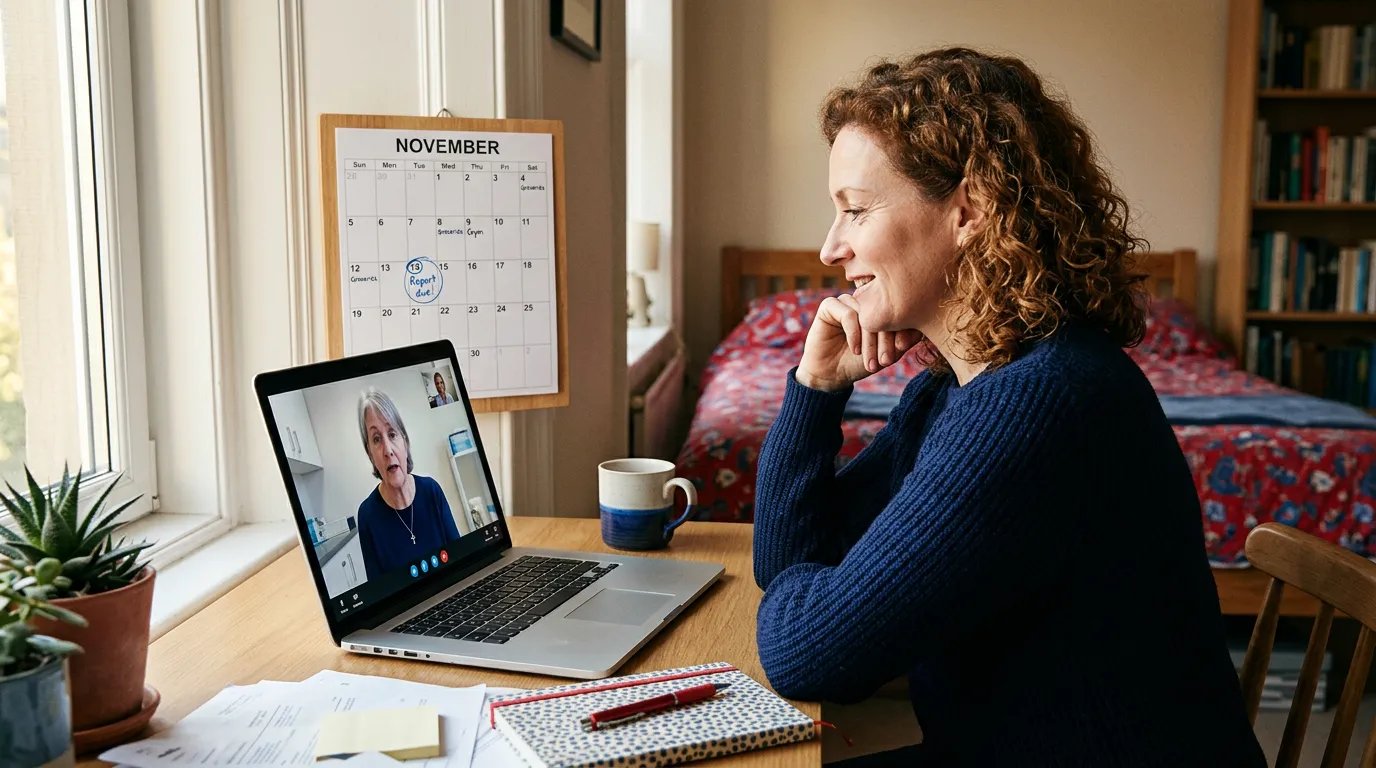 online fmla doctor concept image with professional visual design and clear composition