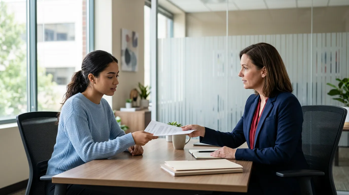 understanding your employer's concept image with professional visual design and clear composition