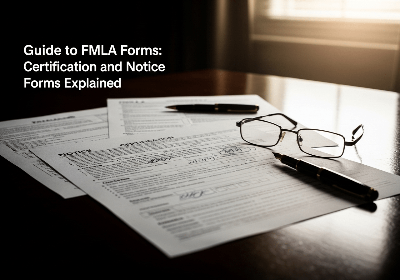 how to apply for FMLA. certification and notice forms.